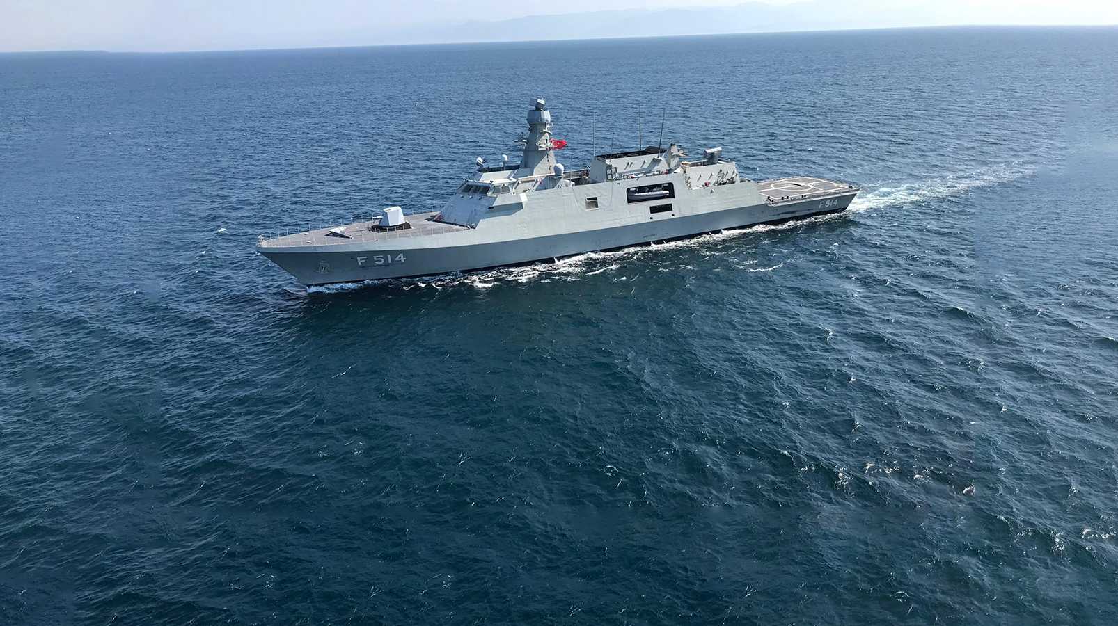 Türkiye'nin 4. milli gemisi TCG Kınalıada donanmaya teslim edildi